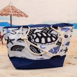 Плажна чанта - Голяма костенурка 65*40см